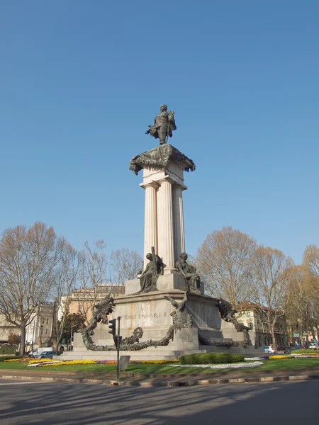 비토리오 에마누엘레 2 세 동상 — 스톡 사진