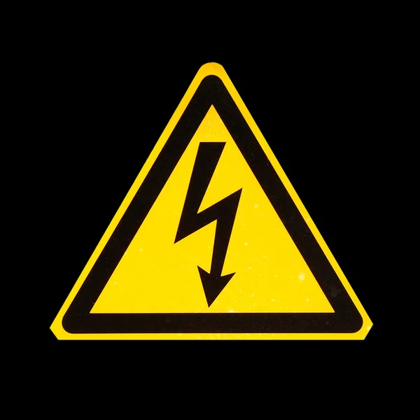 Danger de mort Choc électrique — Photo
