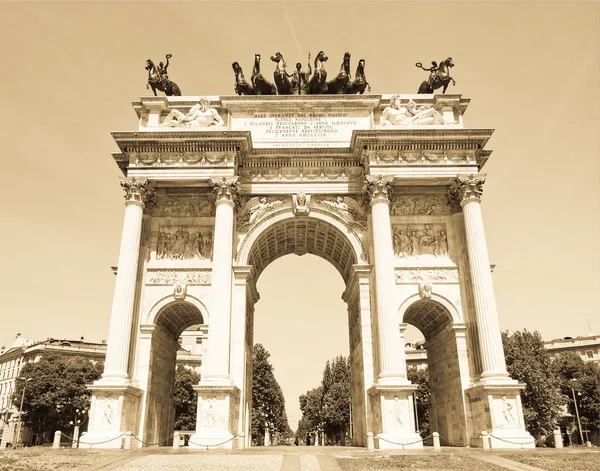 Arco della Pace, Milan — Stockfoto