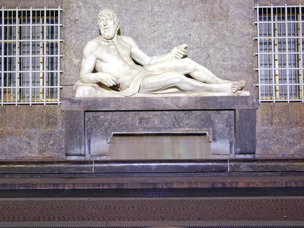 Statua Po, Torino — Foto Stock