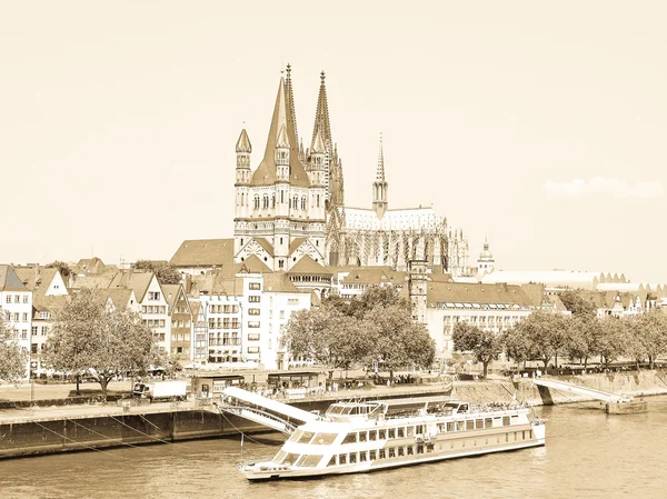 Köln panorama — Stok fotoğraf