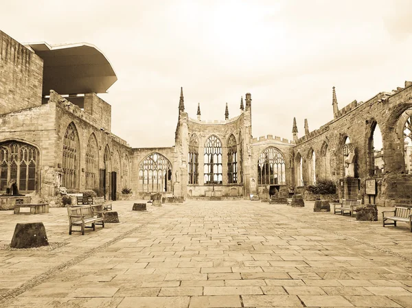 Ruines de la cathédrale de Coventry — Photo