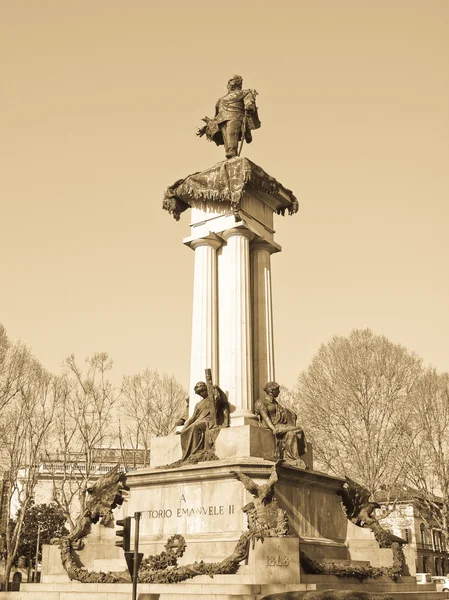 Estatua de Vittorio Emanuele II — Foto de Stock