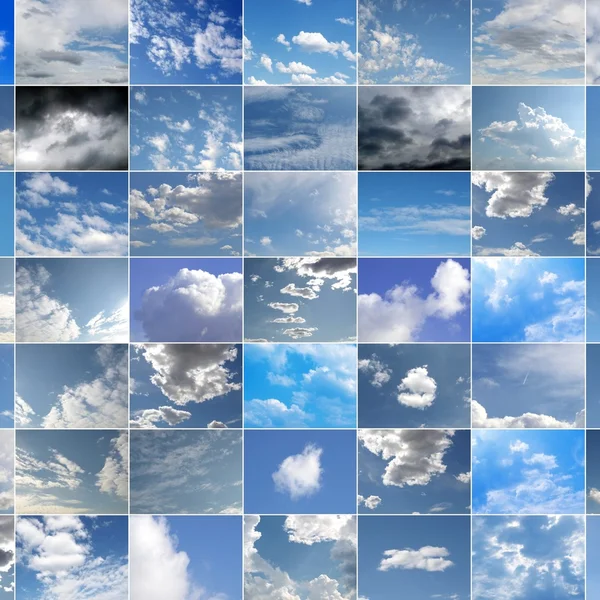 stock image Blue sky collage