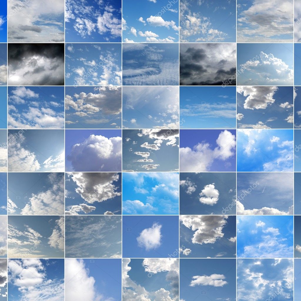 Blue sky collage — Stock Photo © claudiodivizia #10663181