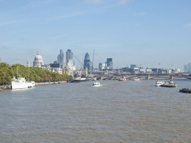 Londra 'da Thames Nehri