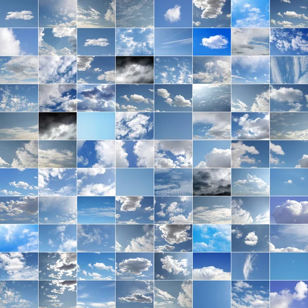 Blue sky collage — Stock Photo, Image
