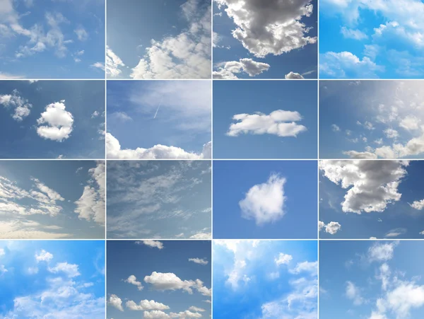 stock image Blue sky collage