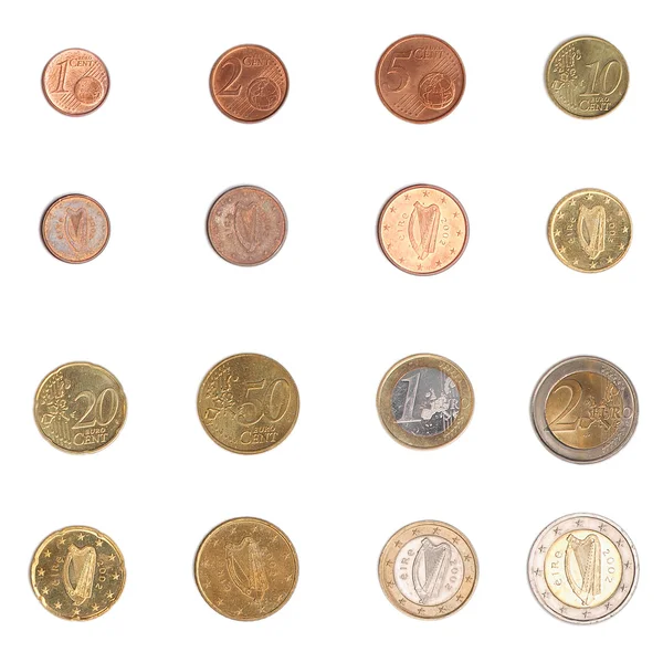 Euro coin - Ireland — Stock Photo, Image