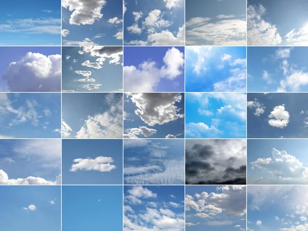 Stock image Blue sky collage