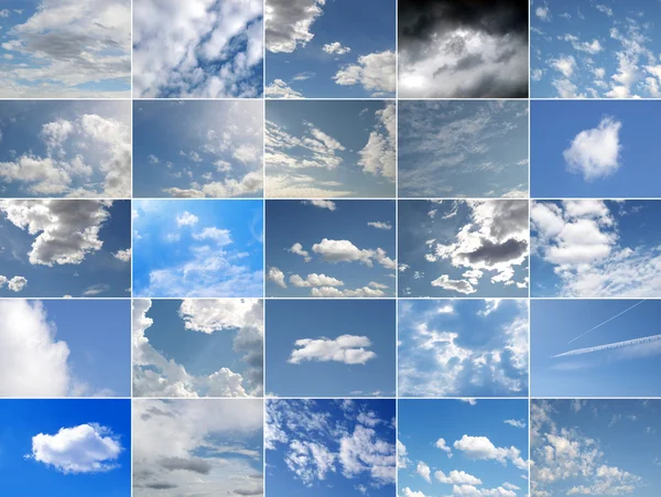 stock image Blue sky collage