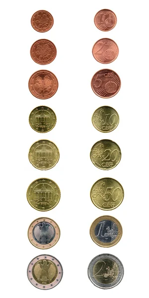 Євро, ізольовані — стокове фото