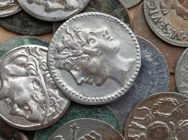 stock image Roman coins