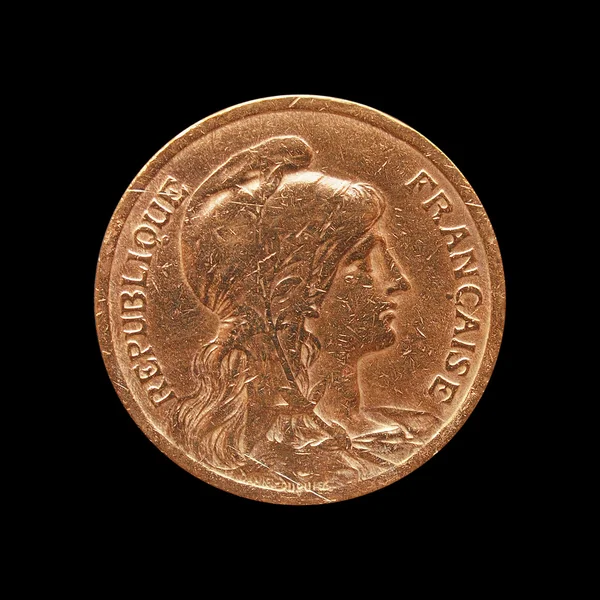 Французькі монети — стокове фото