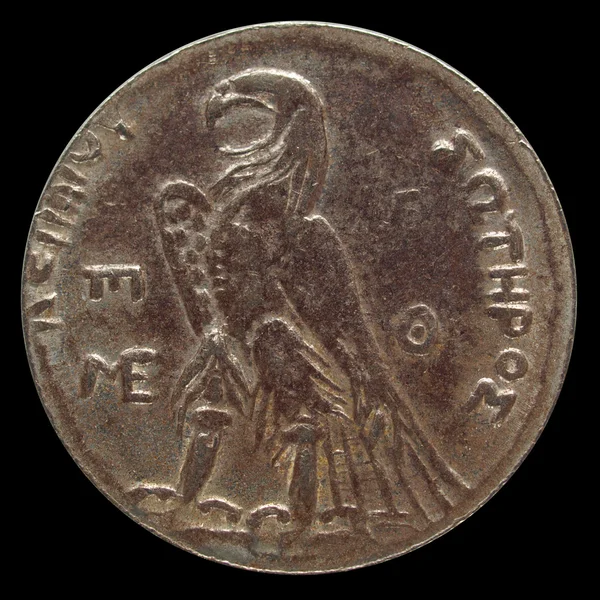 Греческая монета — стоковое фото