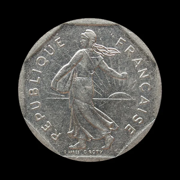빈티지 프랑스 동전 — 스톡 사진