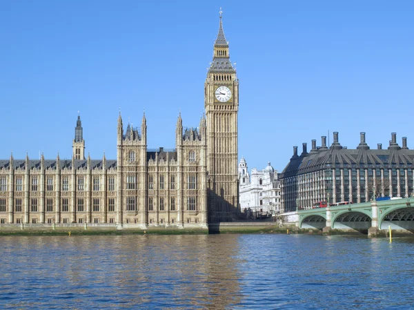 Husen i parlamentet london — Stockfoto