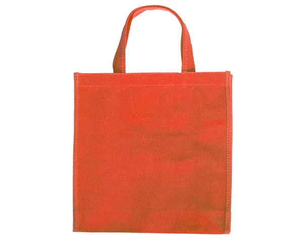Yalıtılmış turuncu çanta — Stok fotoğraf