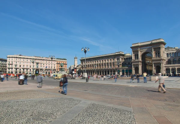 Piazza Duomo, Milán —  Fotos de Stock