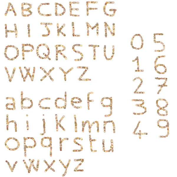 Cartas del alfabeto británico — Foto de Stock