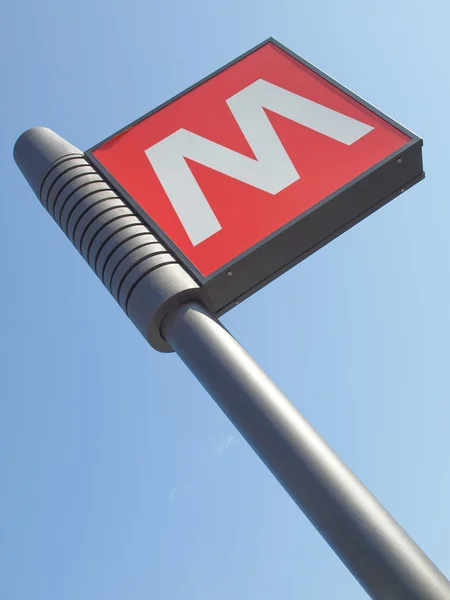 Metro işareti — Stok fotoğraf