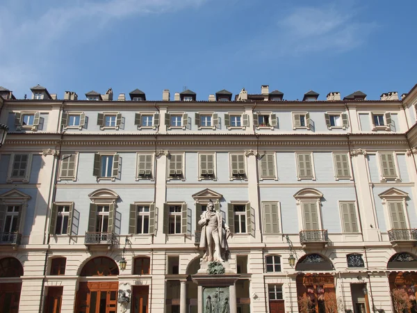 Piazza Carignano, Turin — Stock Photo, Image