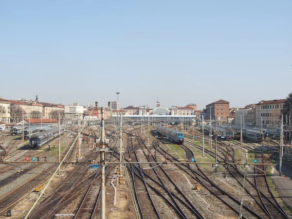 Estación de Porta Nuova, Turín — Foto de Stock