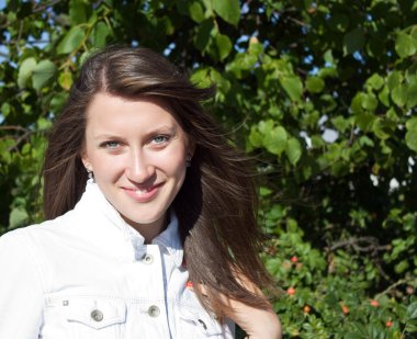 taze ve güzel bir kadın portresi