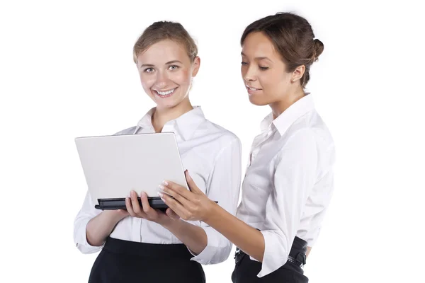 Image of business women working at meeting — Stock Photo, Image