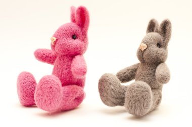 güzel vintage peluş bunny oyuncak