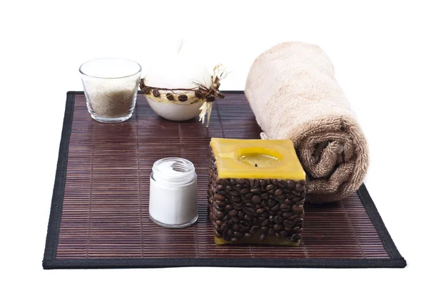 Vacker uppsättning för spa och aromaterapi — Stockfoto