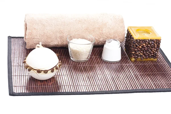 Beautiful set for spa and aromatherapy — 스톡 사진