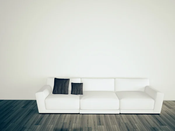 Habitación vacía con sofá — Foto de Stock