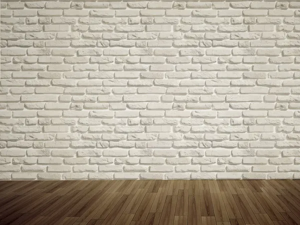 Muro de ladrillo en blanco — Foto de Stock