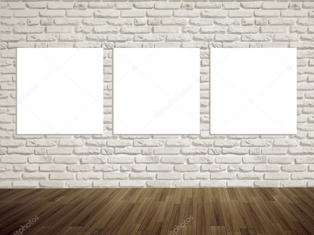 blank art gallery wall