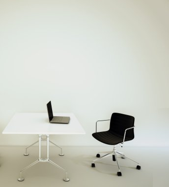 modern iç ofis masa ve sandalye