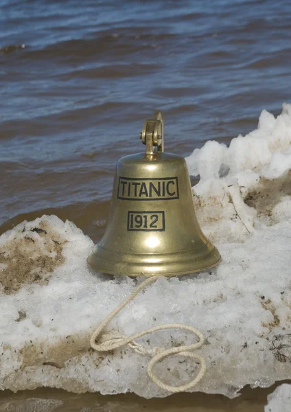 Ship bell of Titanic ship — Stock Photo, Image
