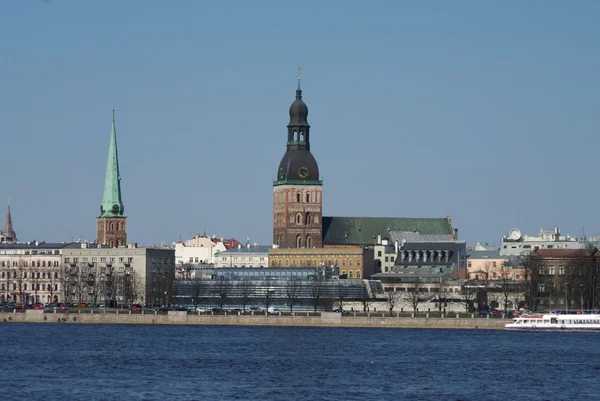 Stock image Panorama of Old Riga