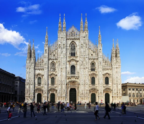 Duomo di milano, milão, itália — Fotografia de Stock