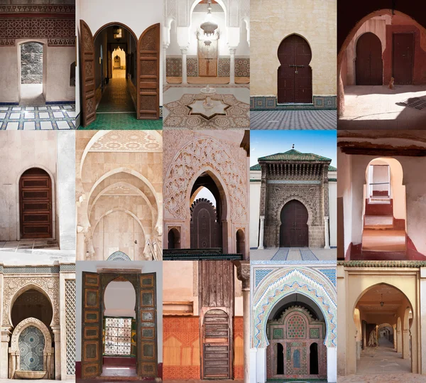 Арабські двері і арки — стокове фото