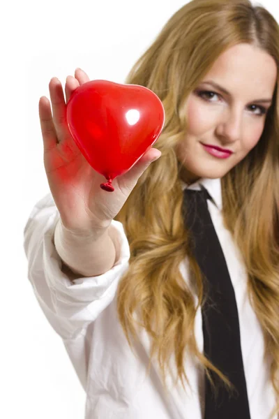 stock image Woman with heart