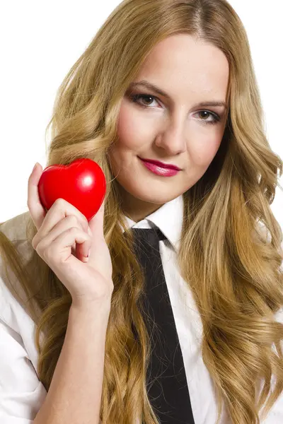 stock image Woman with heart