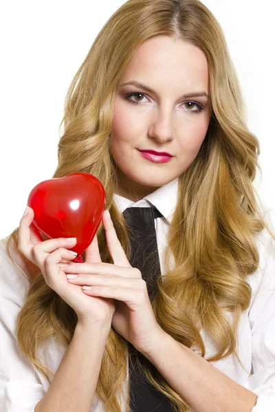 stock image Woman with heart