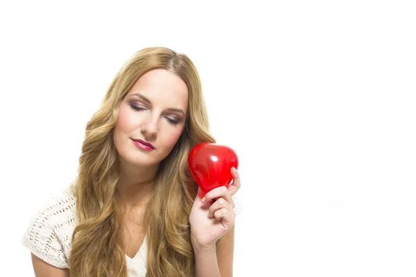 stock image Woman with heart