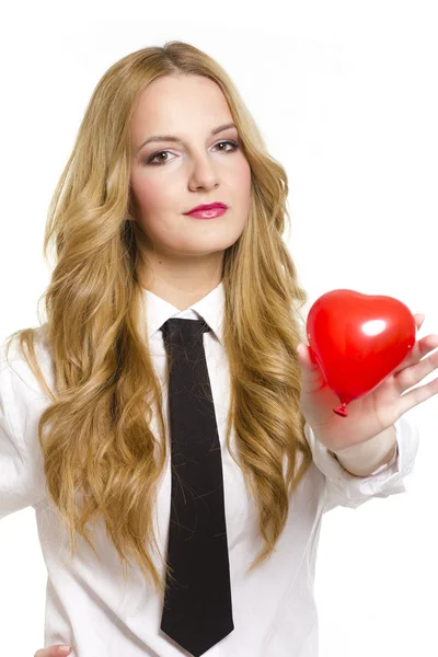 stock image Woman with heart