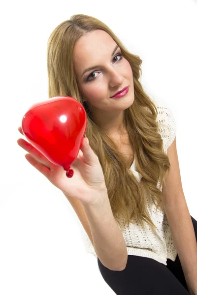 stock image Woman with heart