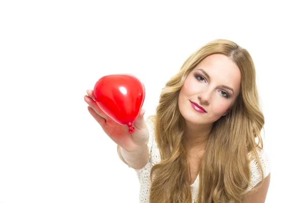 stock image Woman with heart