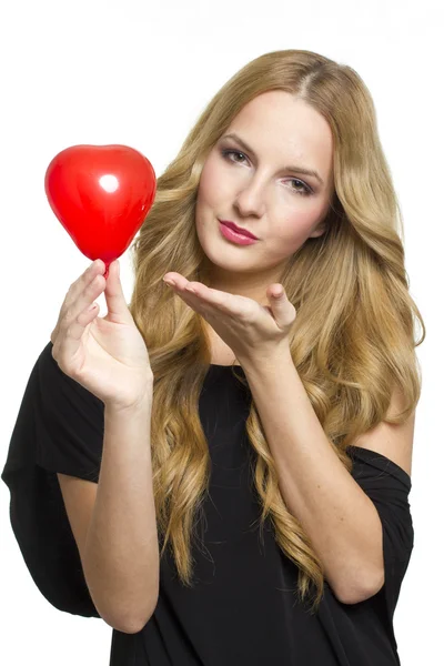 stock image Woman with heart