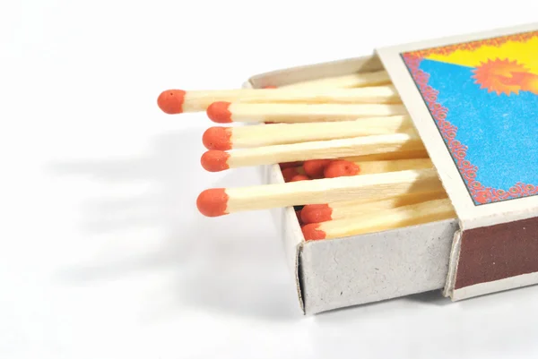 The box with matches — Stock Photo, Image
