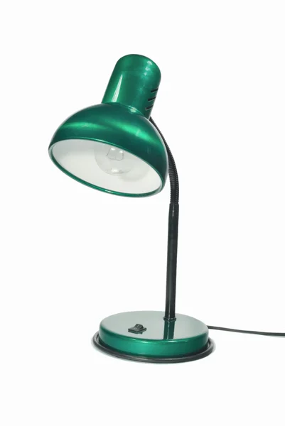 stock image A green table lamp